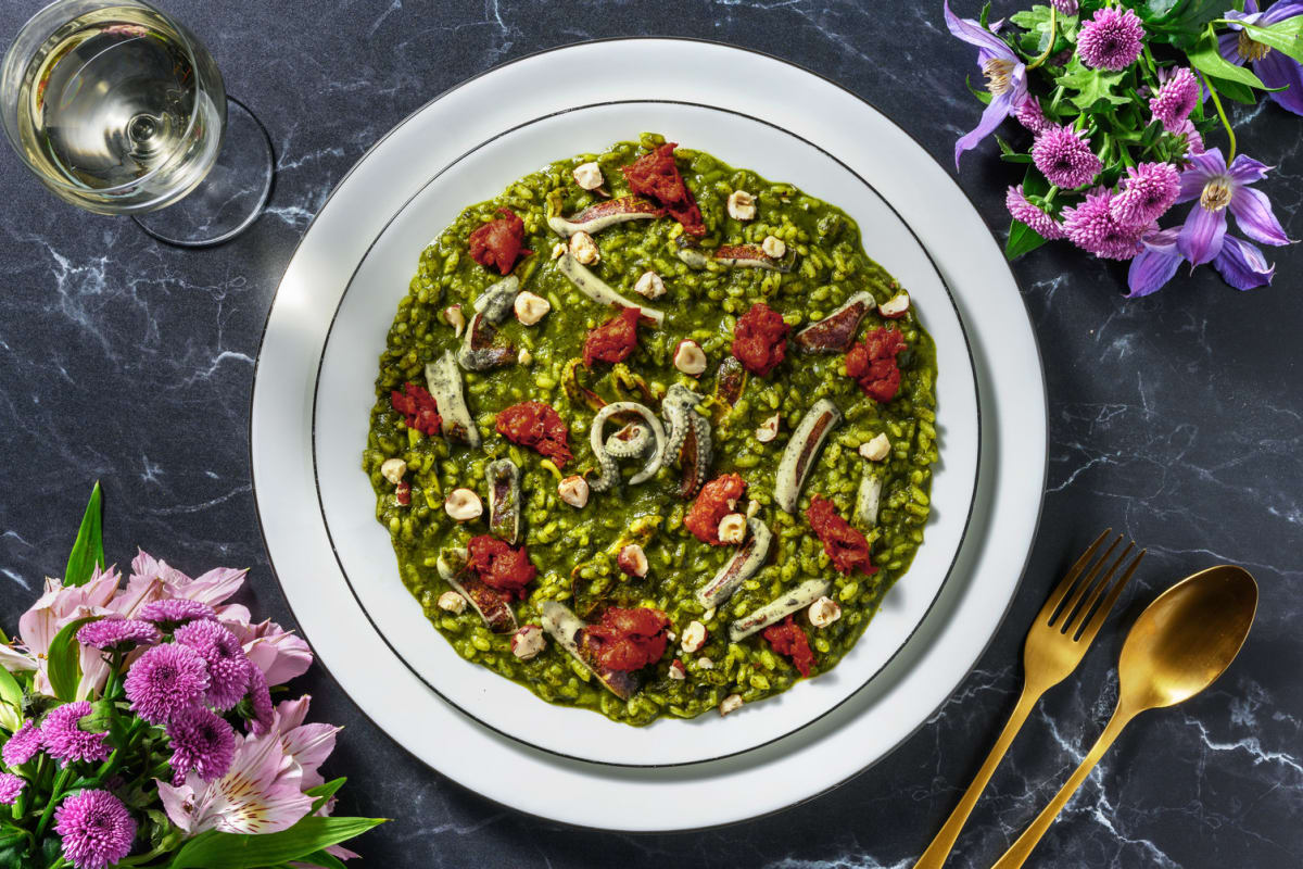 Risotto alle seppie e 'nduja