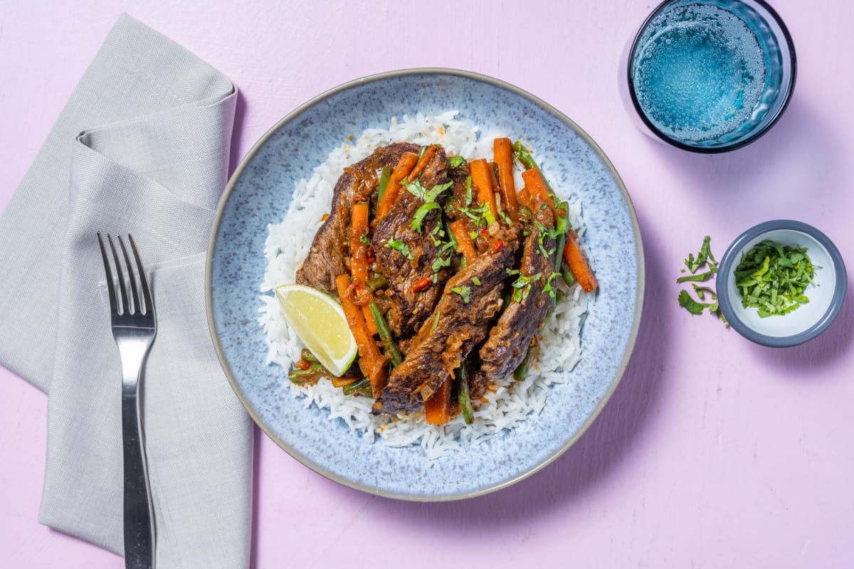 Thai Beef Strip Stir-fry