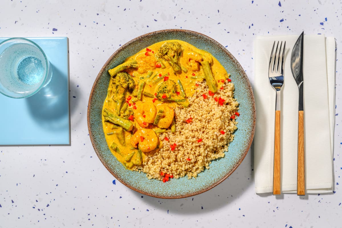 Korma Style Double Prawn Curry