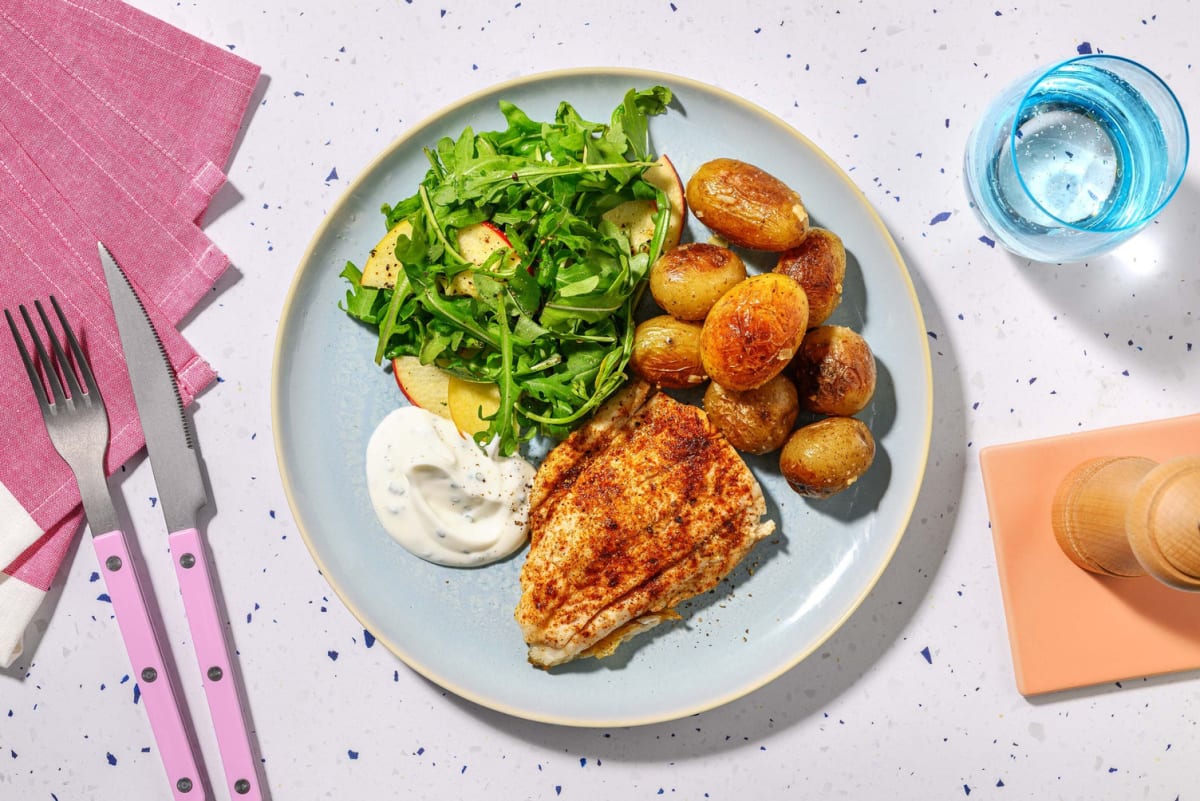 BBQ spiced haddock