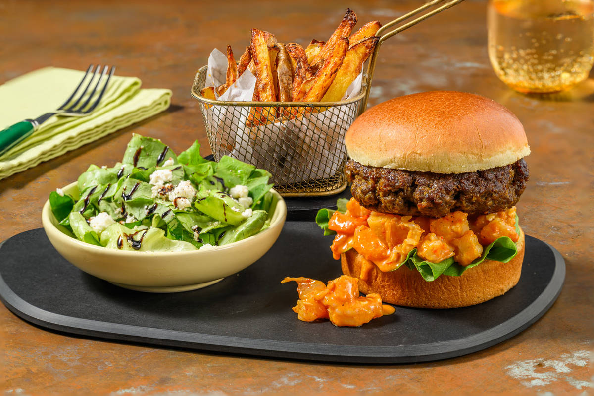 Moroccan Style Surf and Turf Burger Recipe HelloFresh