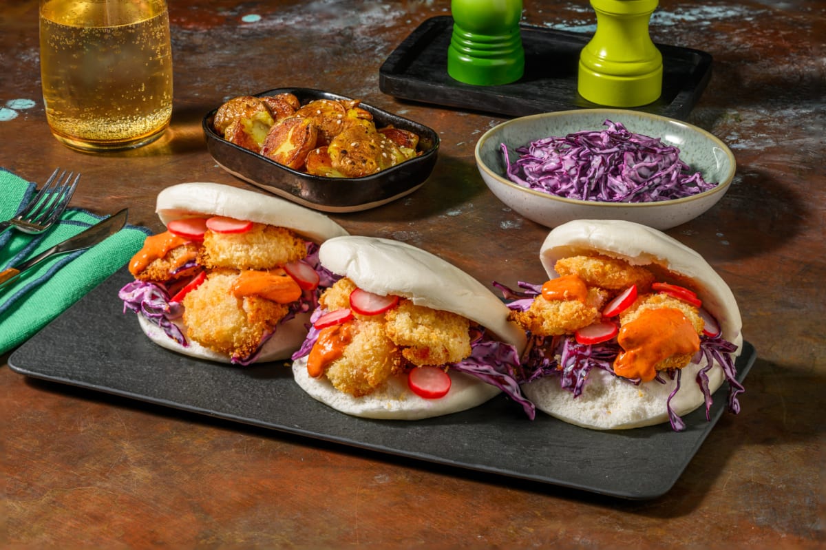 Sweet and Spicy Chicken Bao