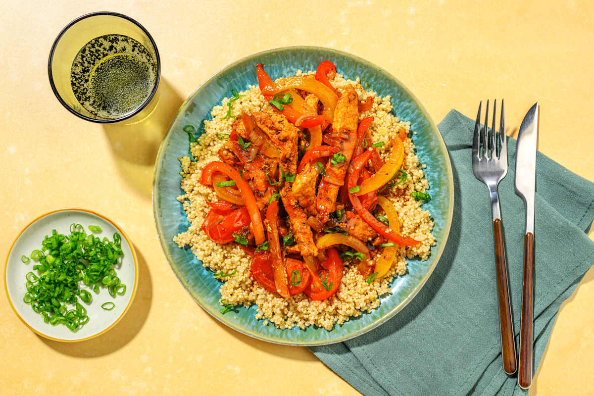 Lomo saltado con verduras estilo peruano