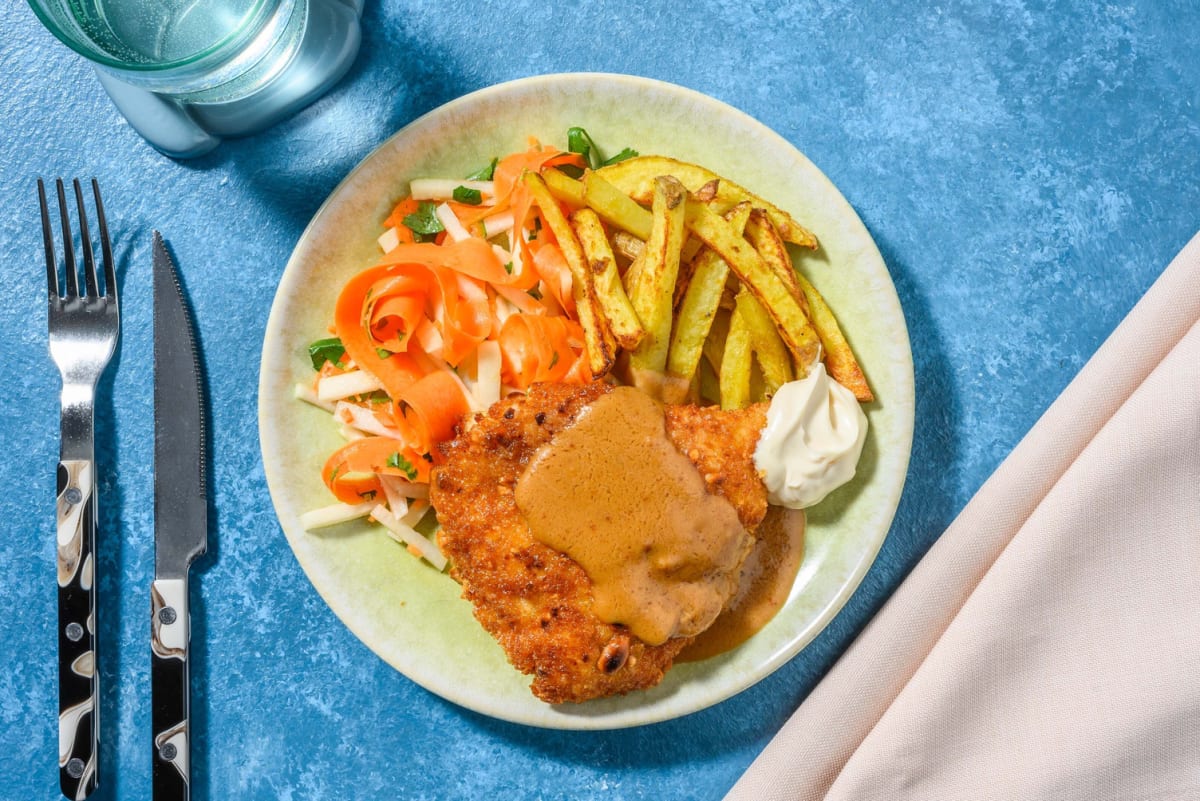 Peanøttpanert sataykylling