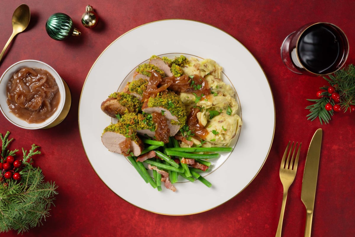 Schweinefilet mit Pistazienkruste