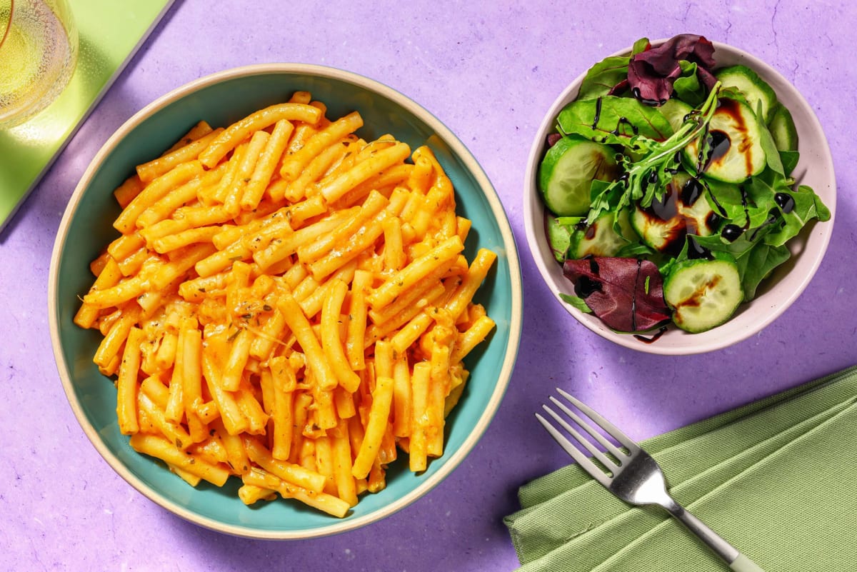 Stovetop Veggie 'Nduja Mac & Cheese 