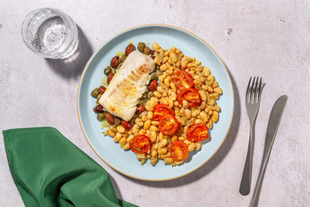 Filetto di merluzzo ai sapori mediterranei