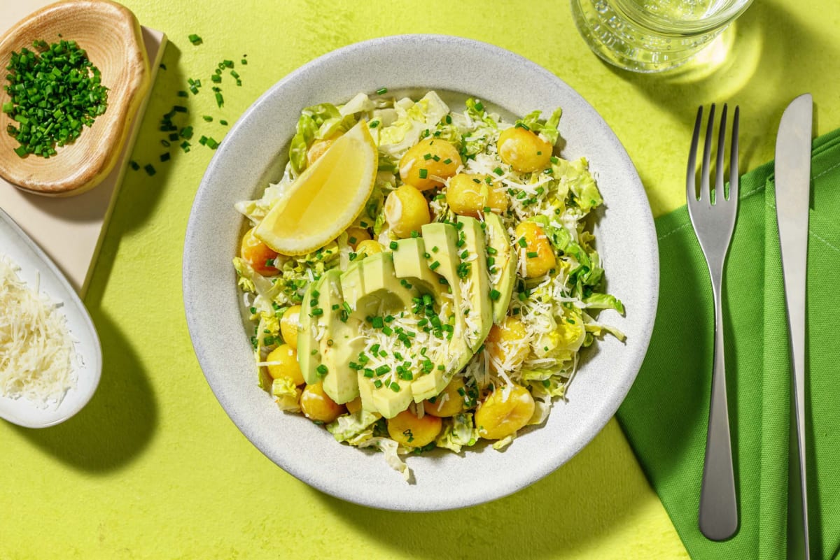 Gnocchi-Salat mit Avocado