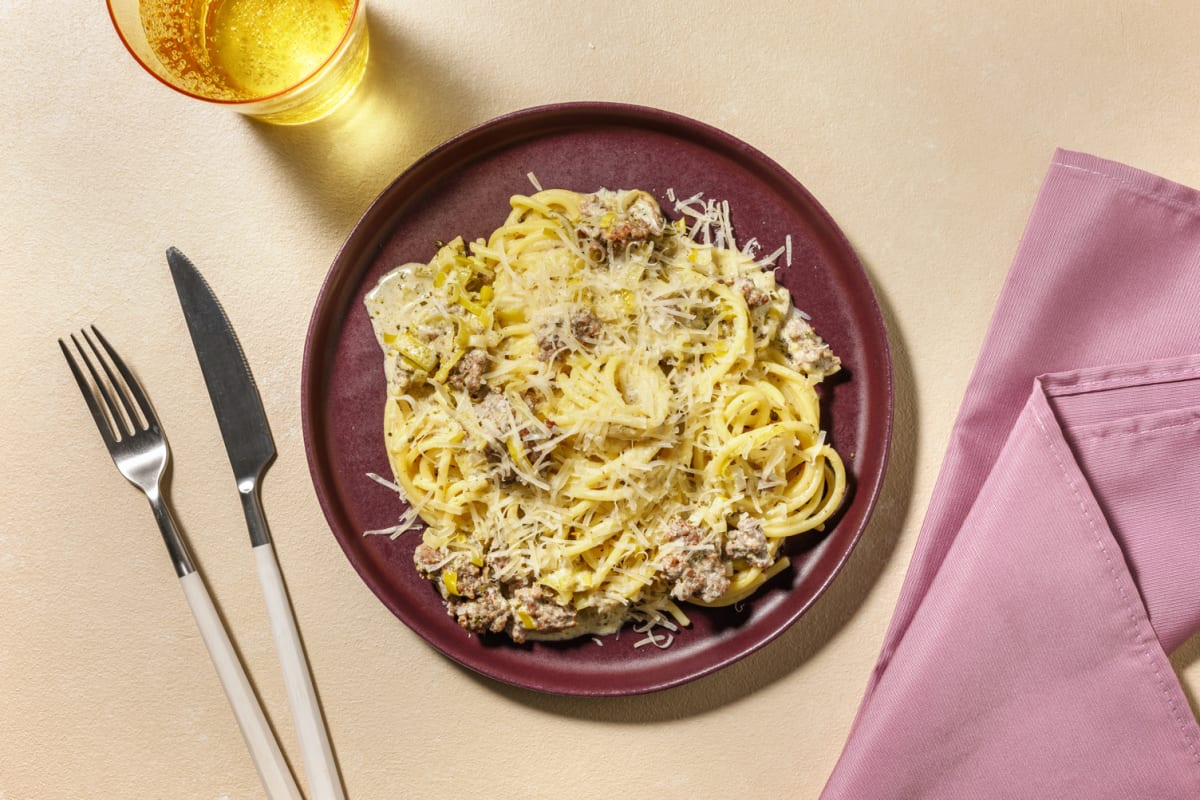 Spaghetti & ragù bianco de bœuf