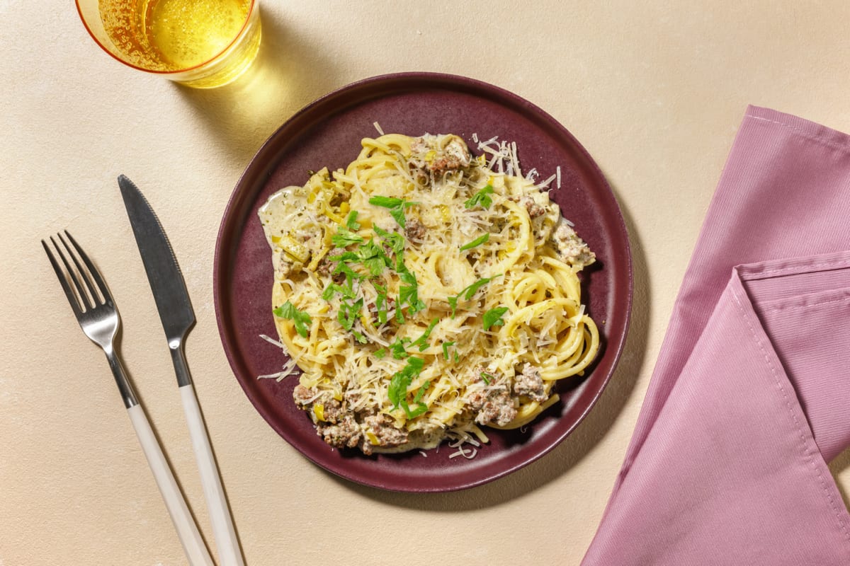 Spaghetti & ragù bianco de bœuf