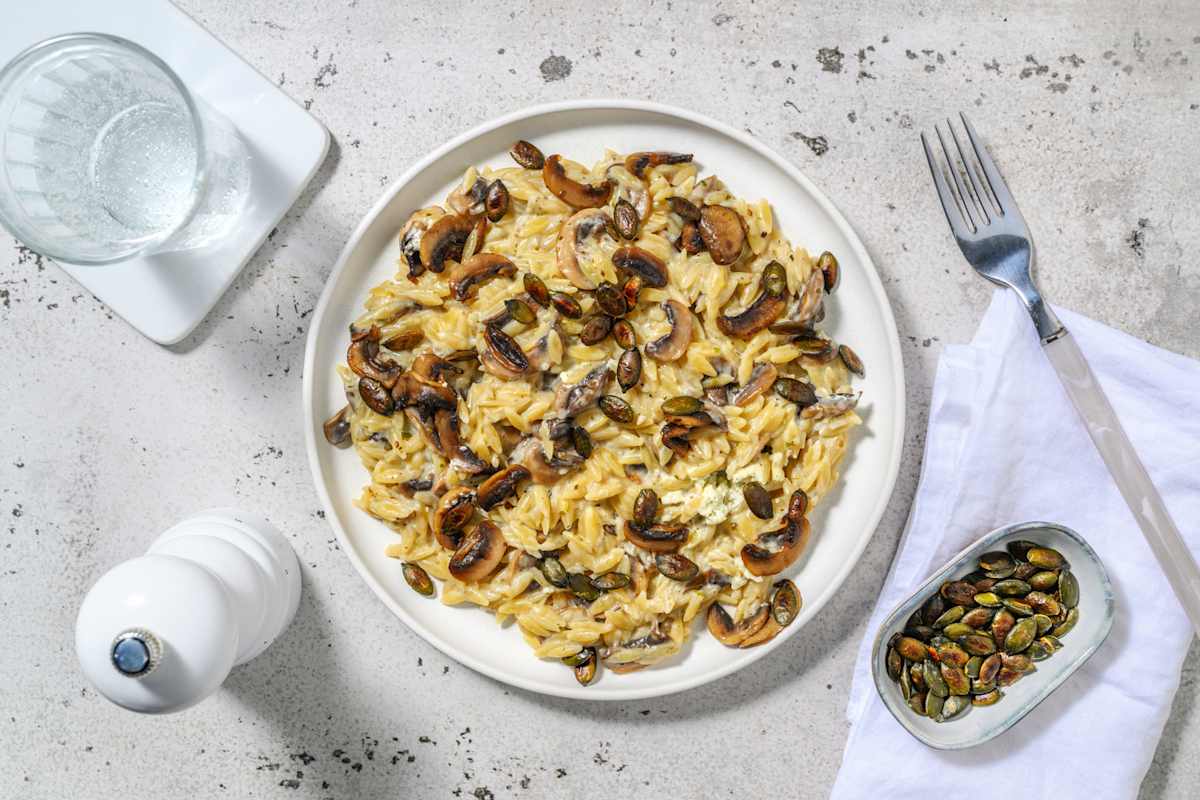 Orzotto crémeux forestier
