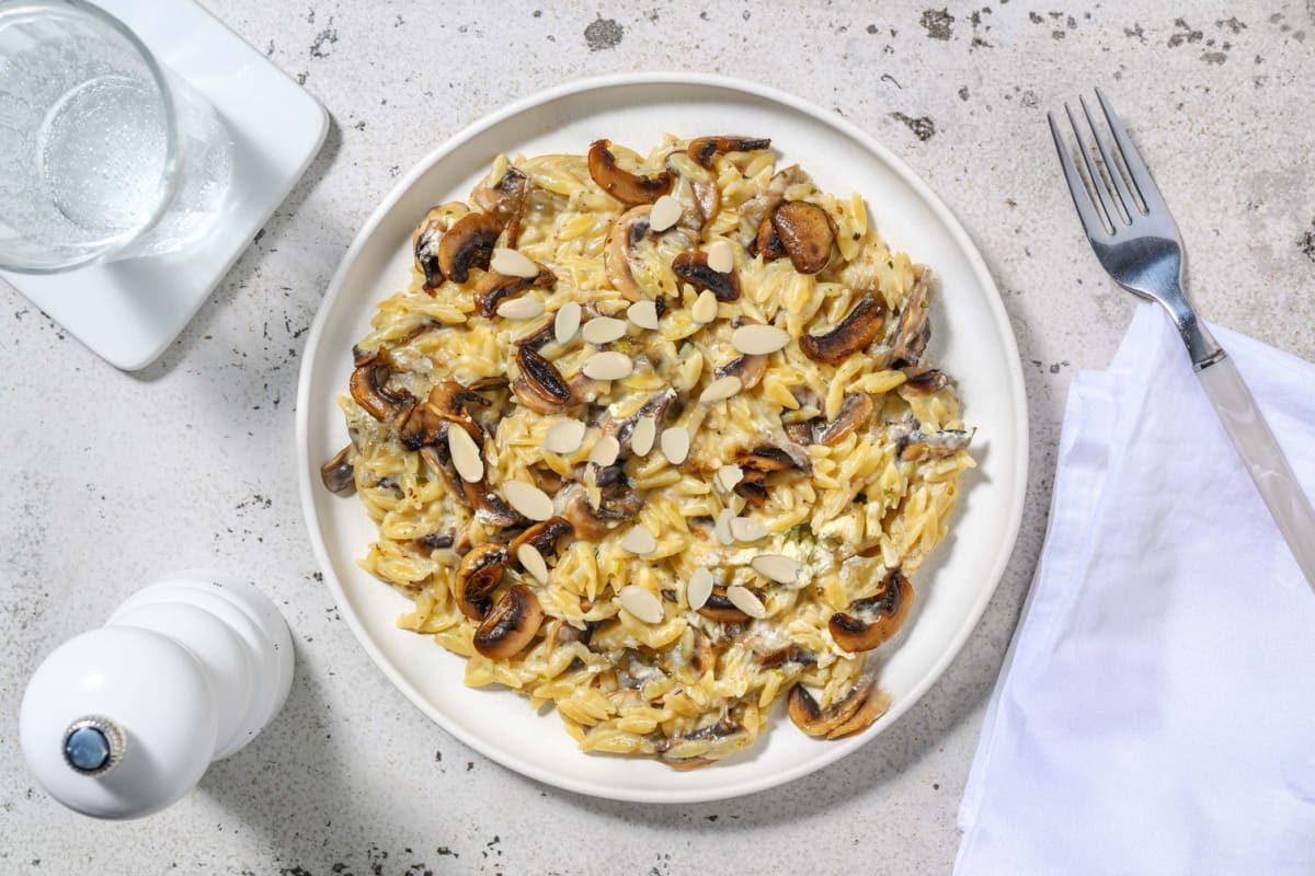 Orzotto crémeux forestier