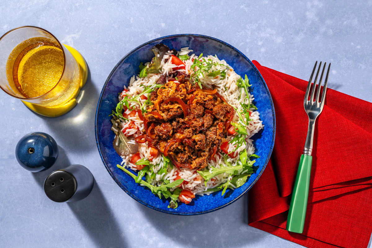 Okinawa-style Taco Mince Rice Salad