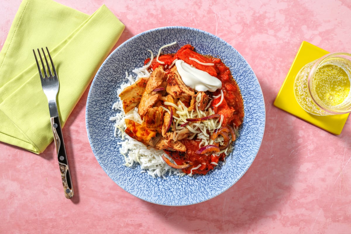 Burrito bowl aux émincés végétariens