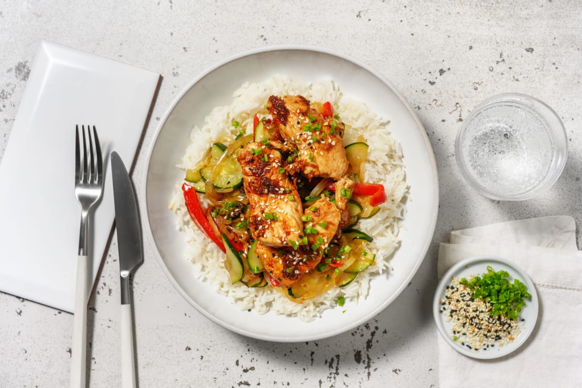 Aiguillettes de poulet façon teriyaki