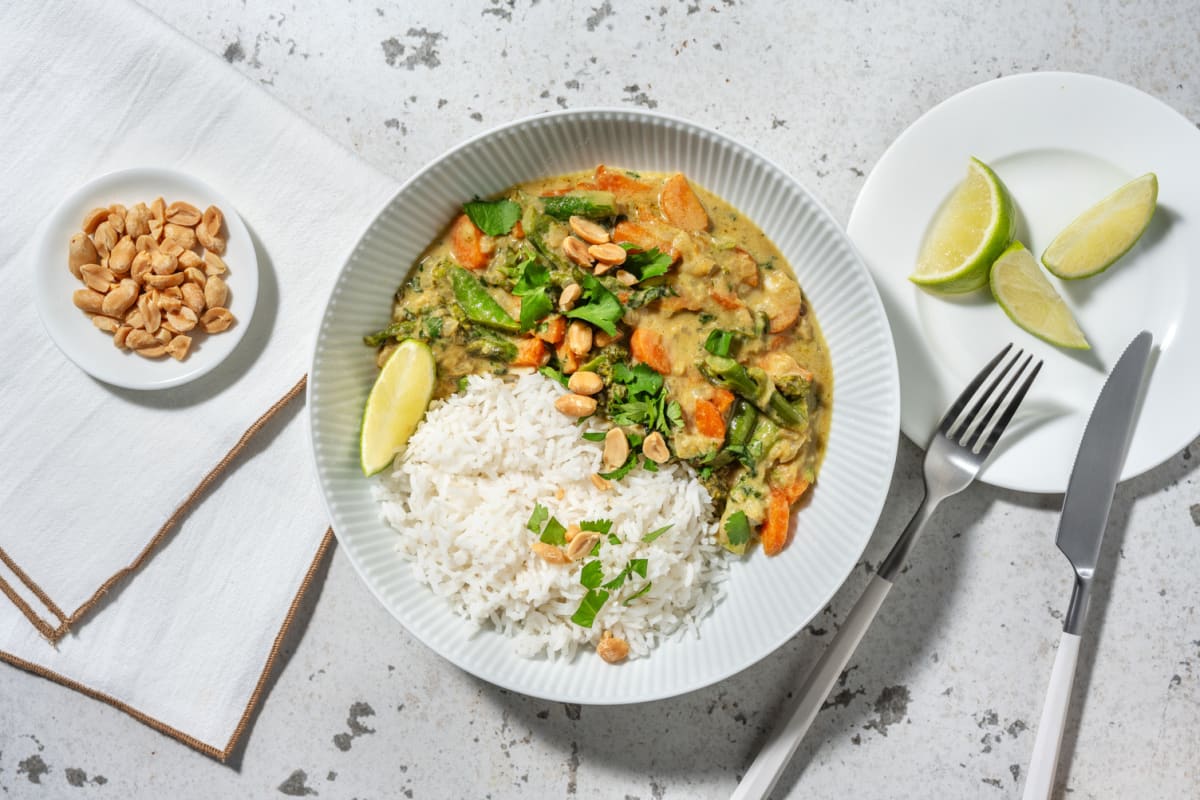 Curry vert veggie de broccolini à la thaï 
