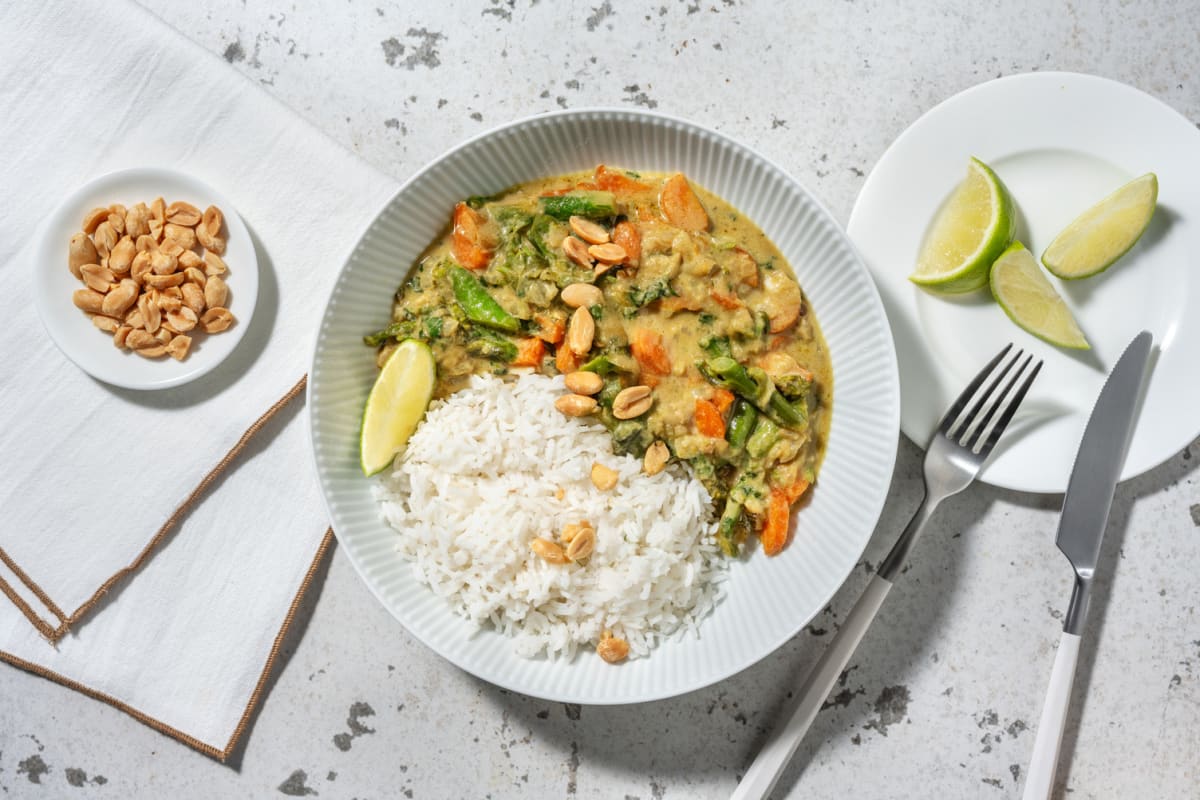 Curry Green Power au broccolini à la thaï