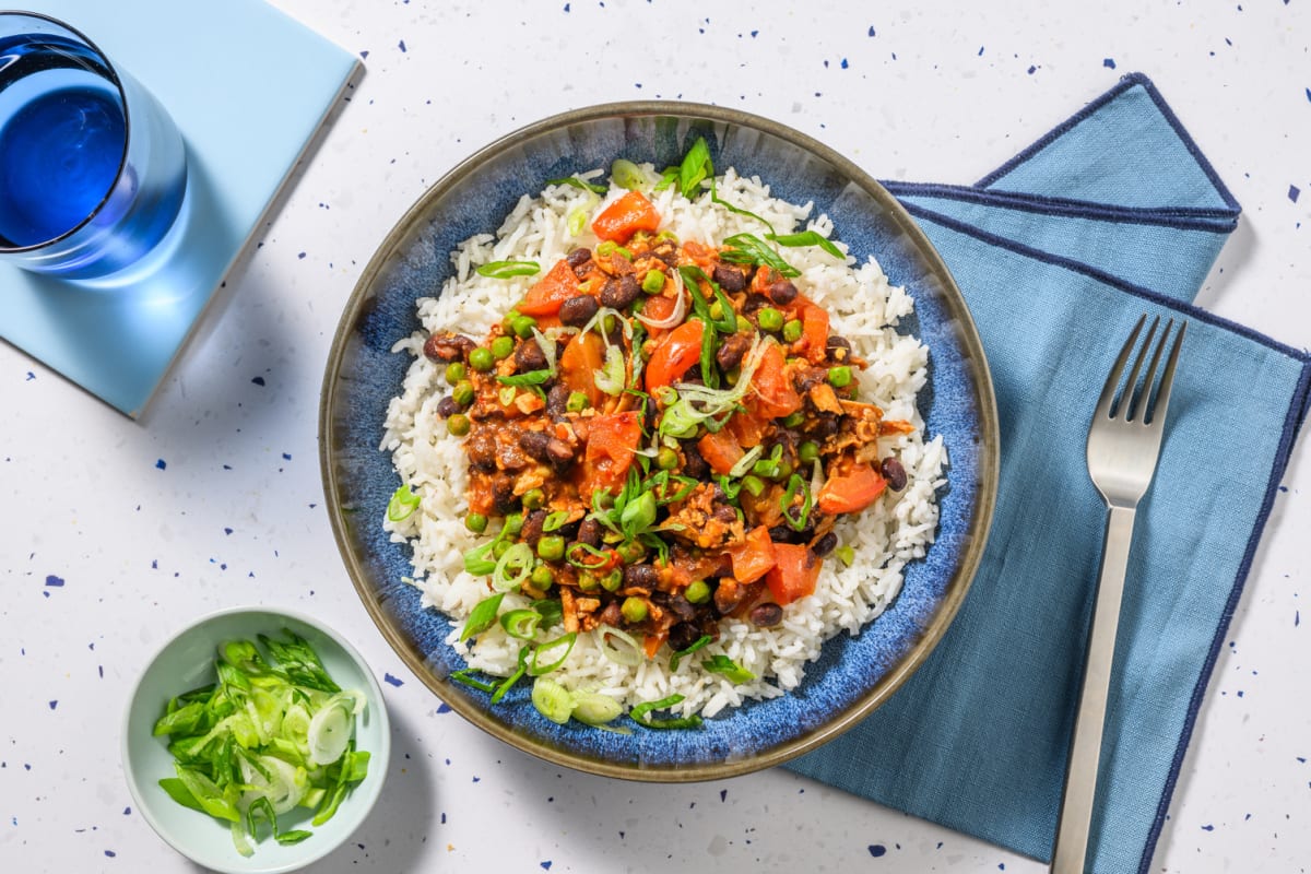 Double Tofu and Black Bean Chipotle Chilli