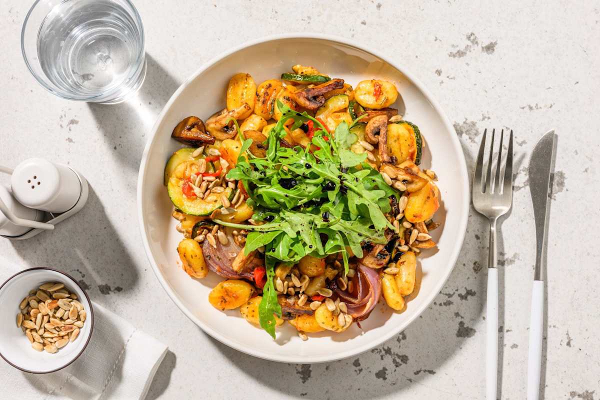 Gnocchipfanne mit Antipasti-Gemüse