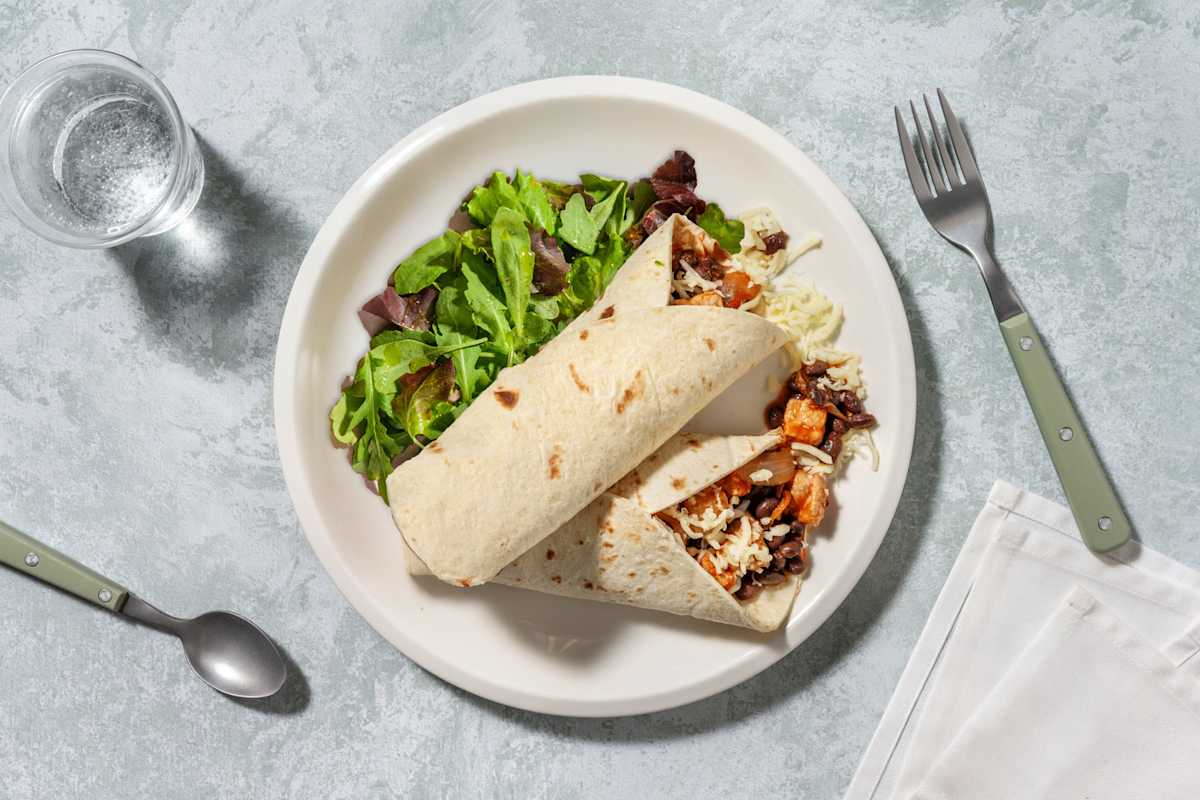 Burrito au porc mariné à la mexicaine