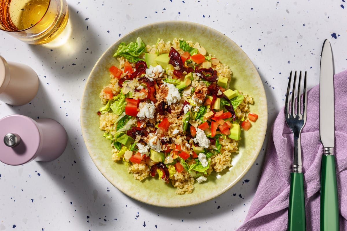 Salade de boulgour & chèvre frais