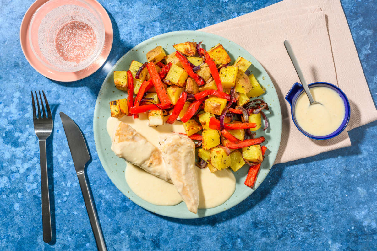 Poulet & sauce onctueuse à la truffe