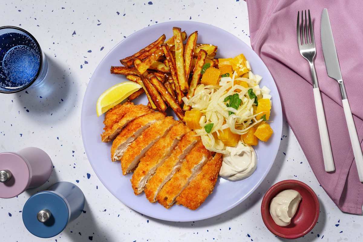 Souvlakikryddad frasig kyckling