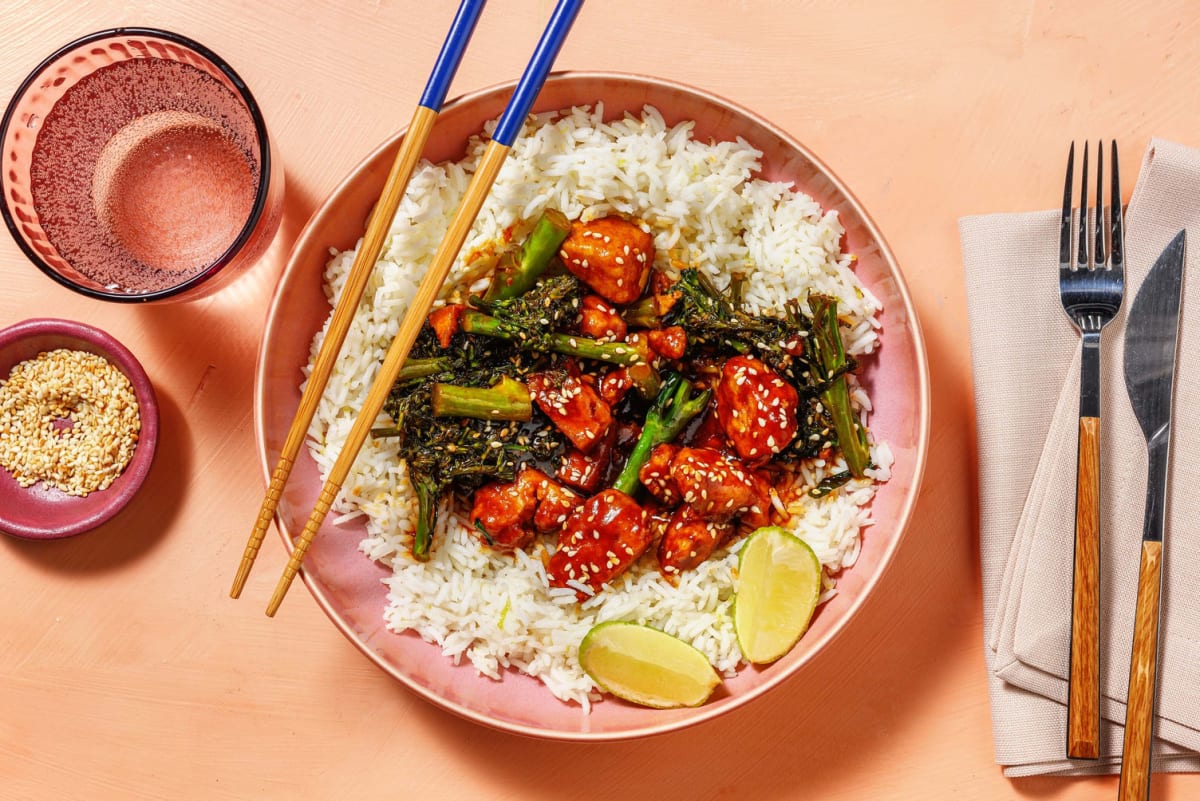 Gochujang Tofu Rice Bowl