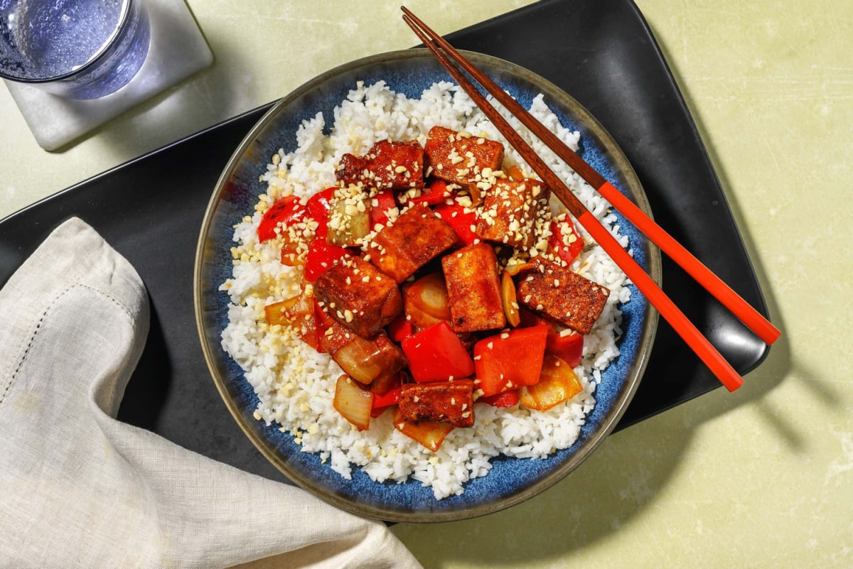 Indo Chinese Style Chilli Tofu