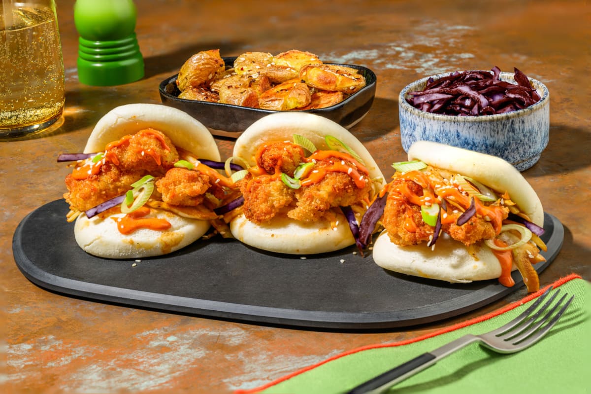 Fiery Korean-inspired Chicken Bao