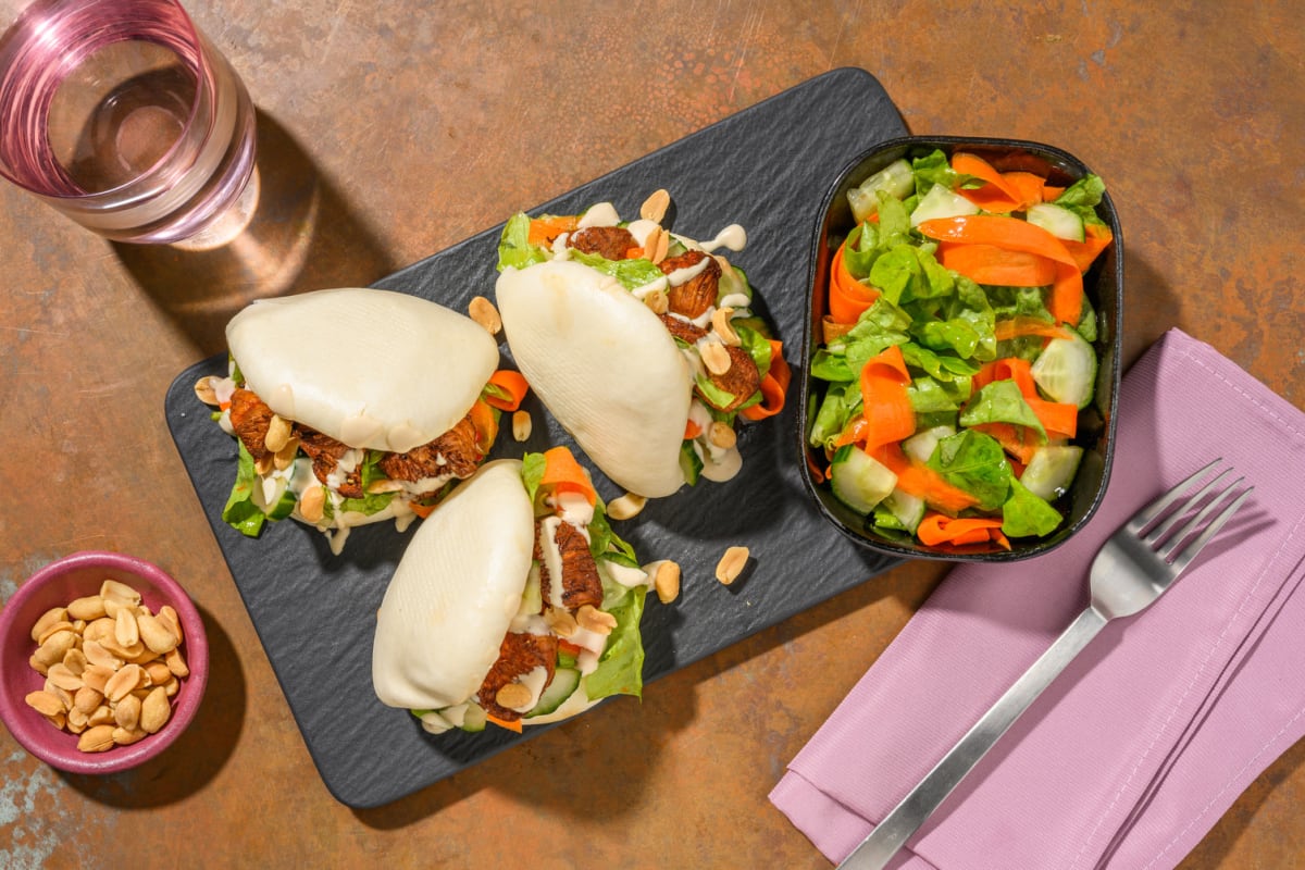 Taiwanese Style Chicken Bao Buns