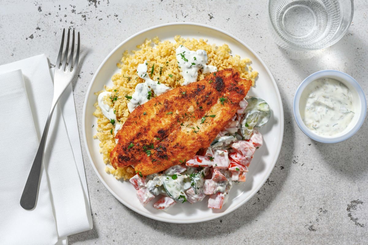 Fischfilet mit Kapern-Dressing