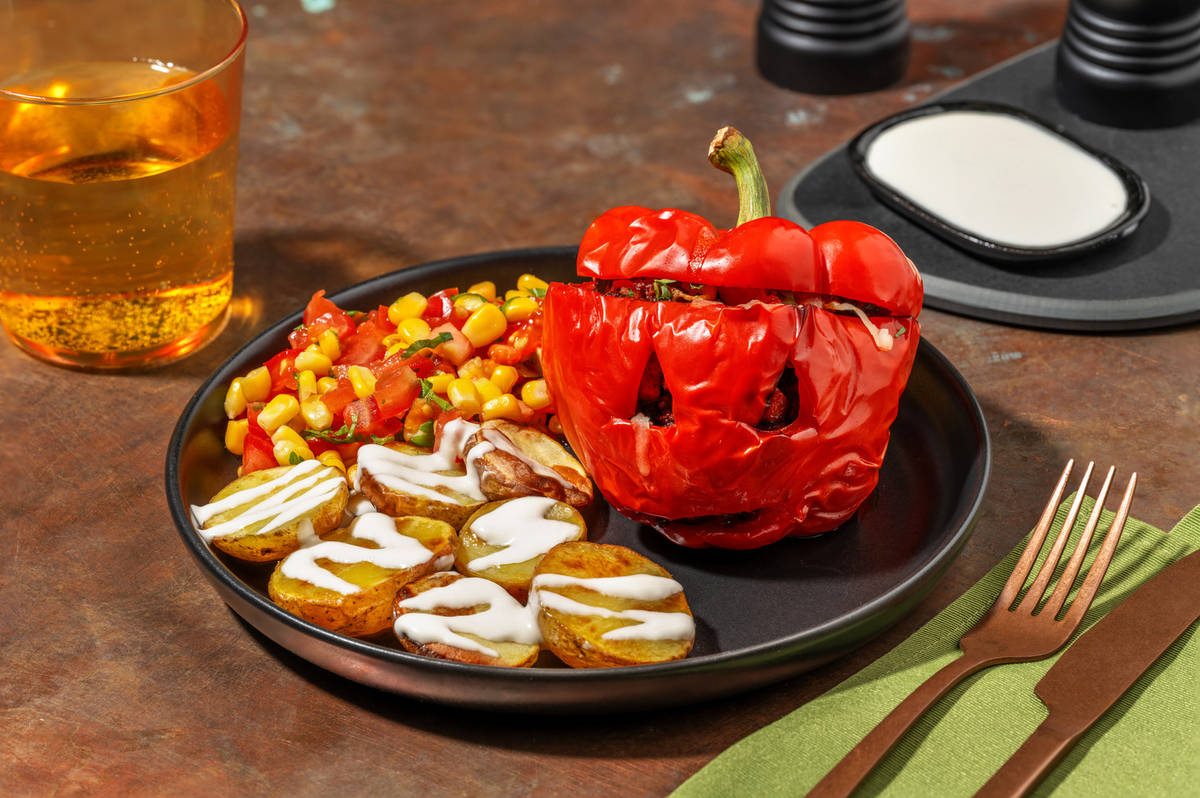 Bell Pepper Jack O'lanterns Recipe HelloFresh