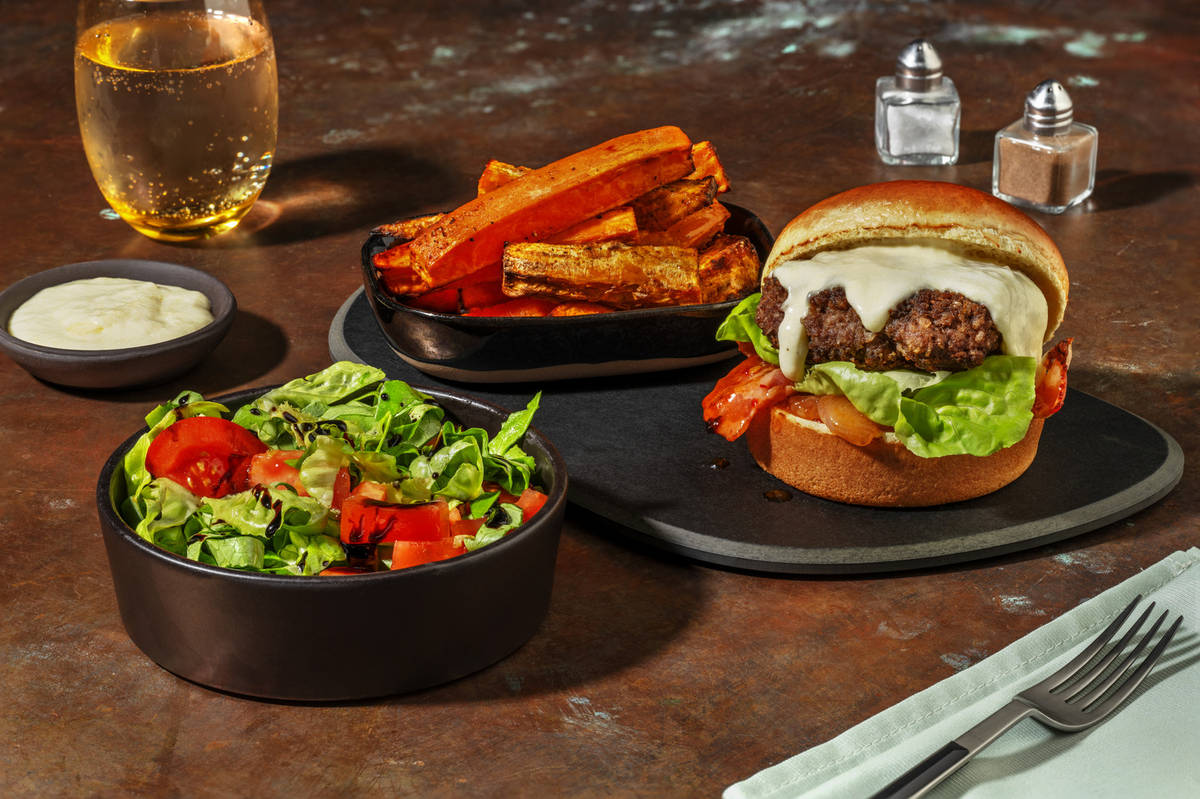 Beef and Sweet Chilli Bacon Burger Recipe HelloFresh