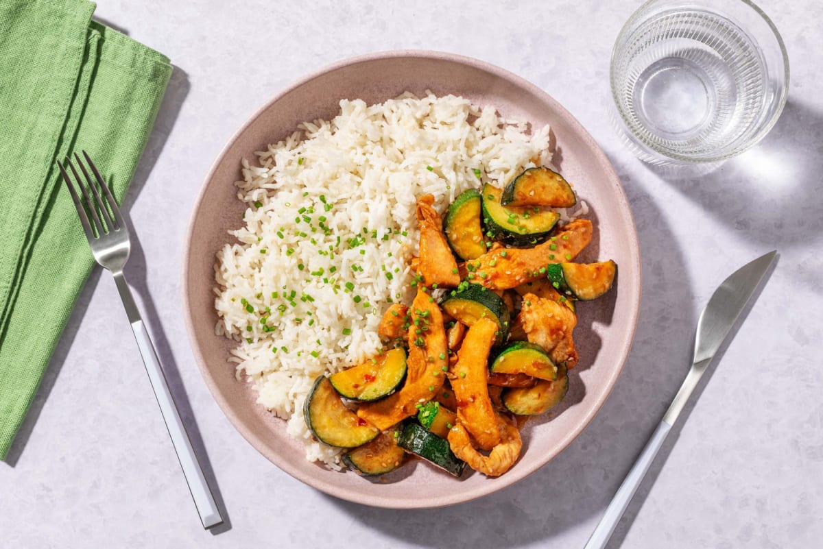 Chicken Teriyaki mit Edamame