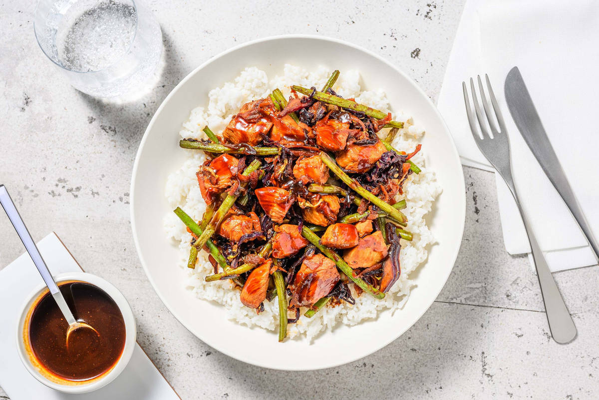 Fragrant Sambal Chicken and Veg StirFry Recipe HelloFresh