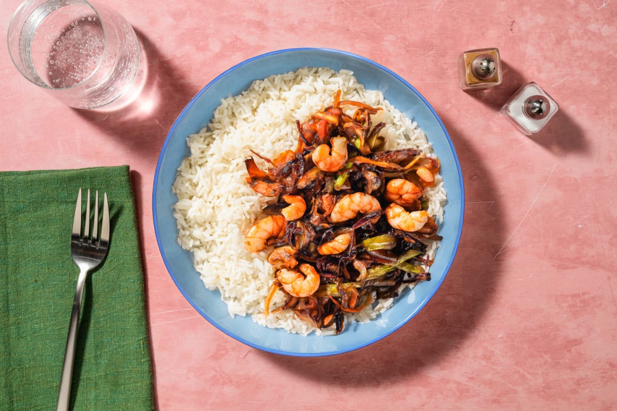 Fragrant Sambal King Prawn and Veg Stir-Fry