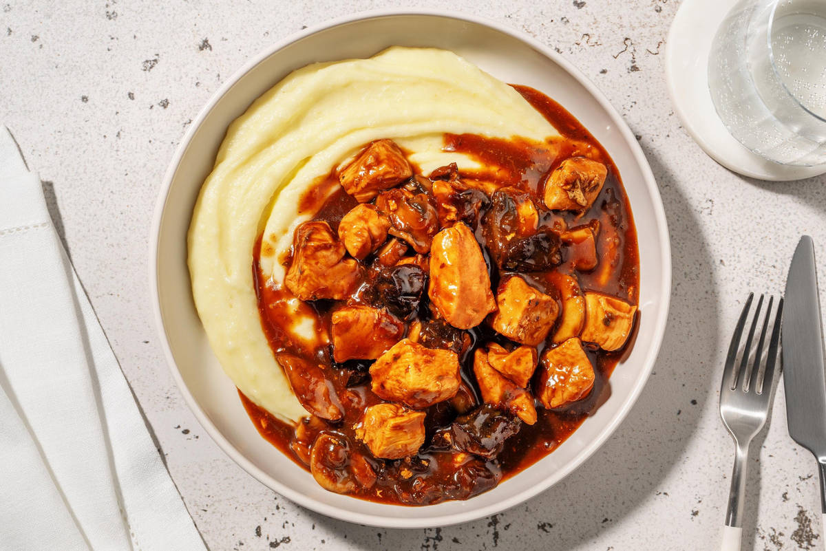 Red Wine Chicken and Mushroom Stew Recipe HelloFresh