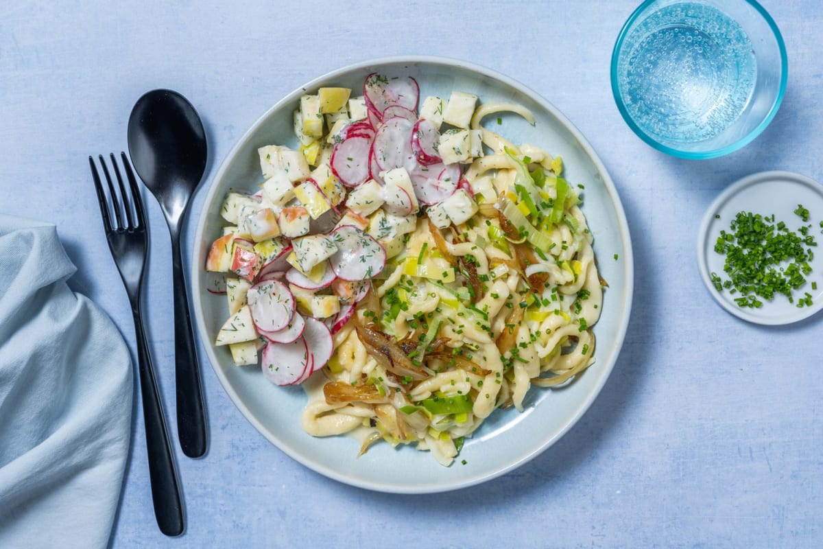 Lauch-Spätzli-Pfanne