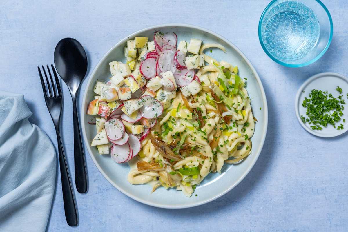 Lauch-Spätzli-Pfanne
