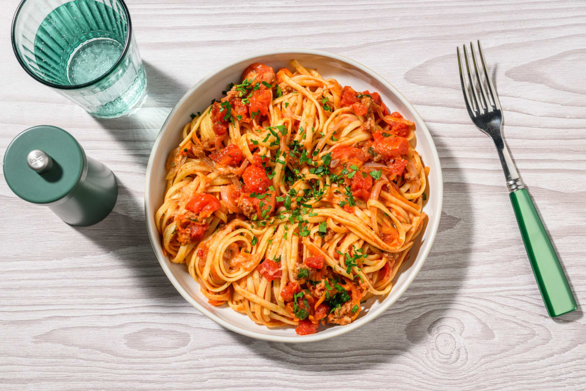 Speedy Turkey Bolognese