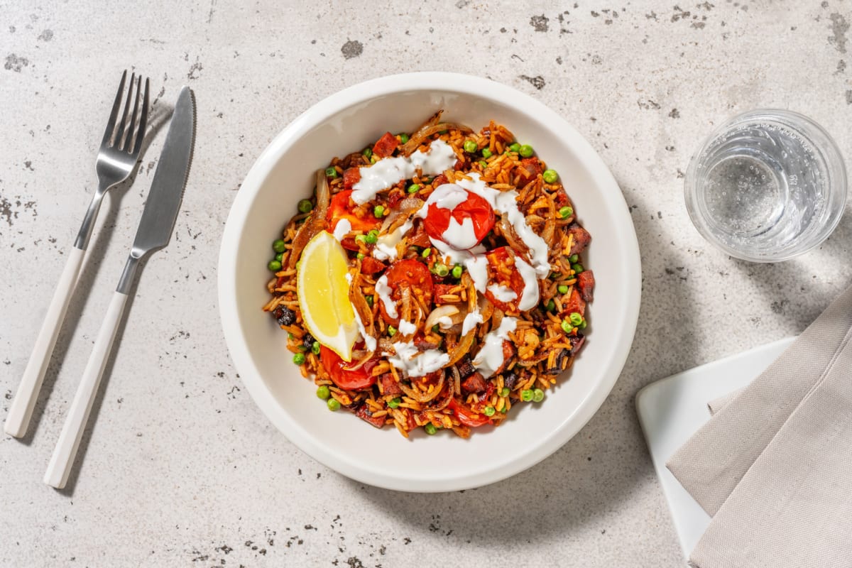 Mexican Style Spiced Chorizo Rice