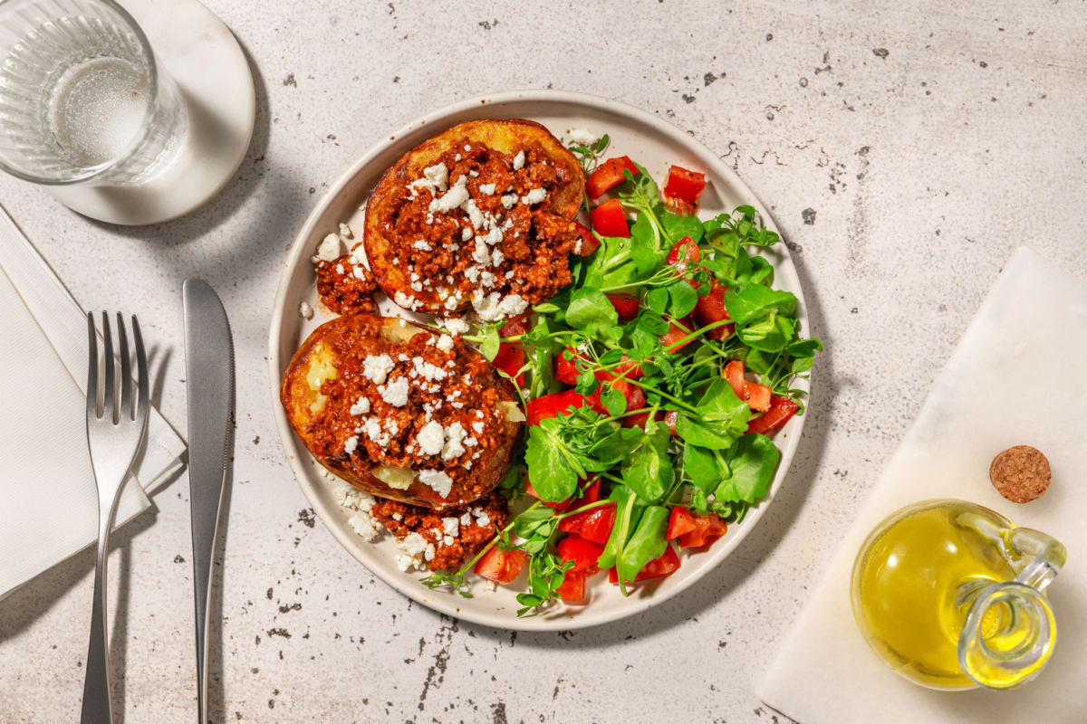Greek Inspired Lamb Ragu Jacket Potato