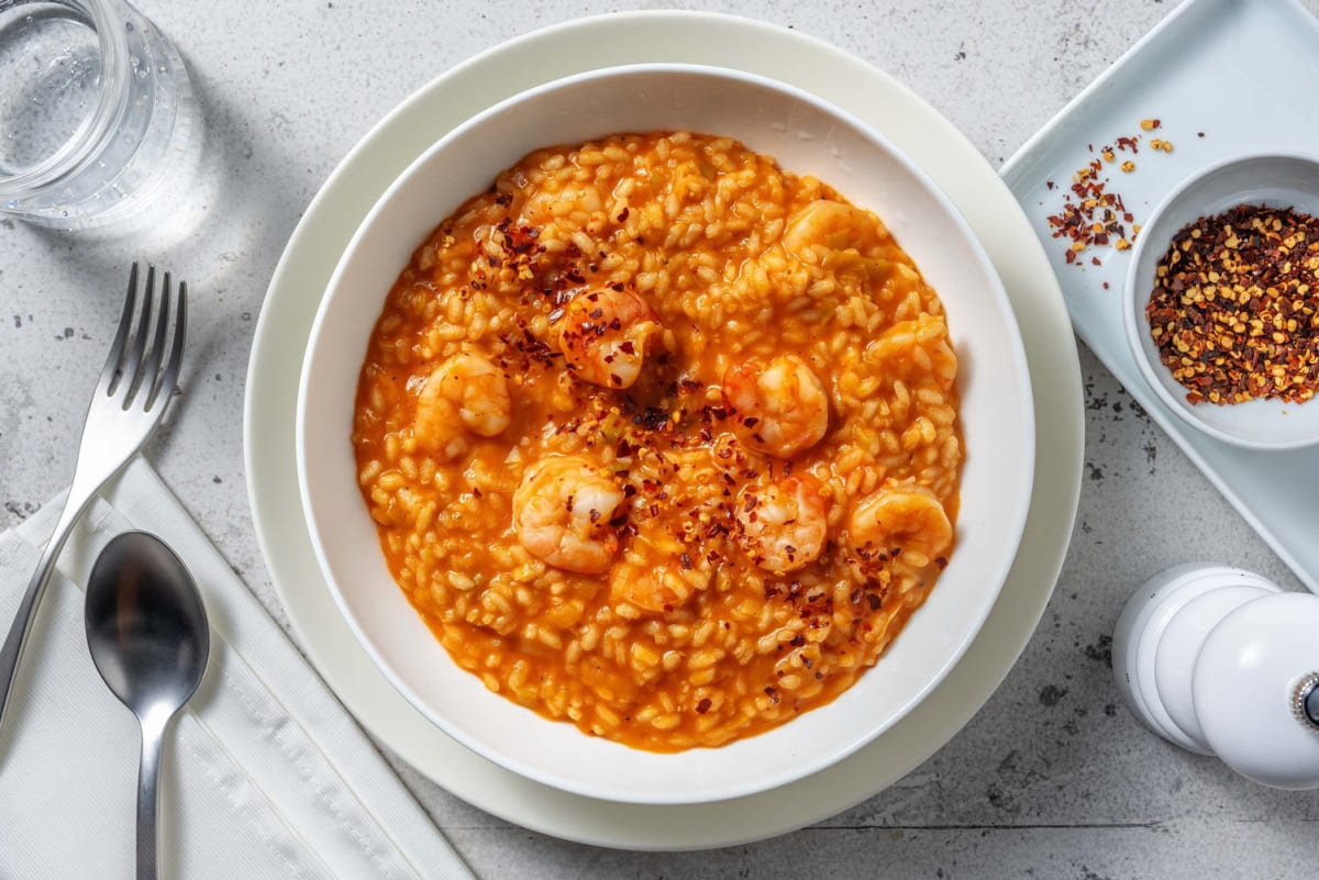 Sea Bass on Tomato Risotto