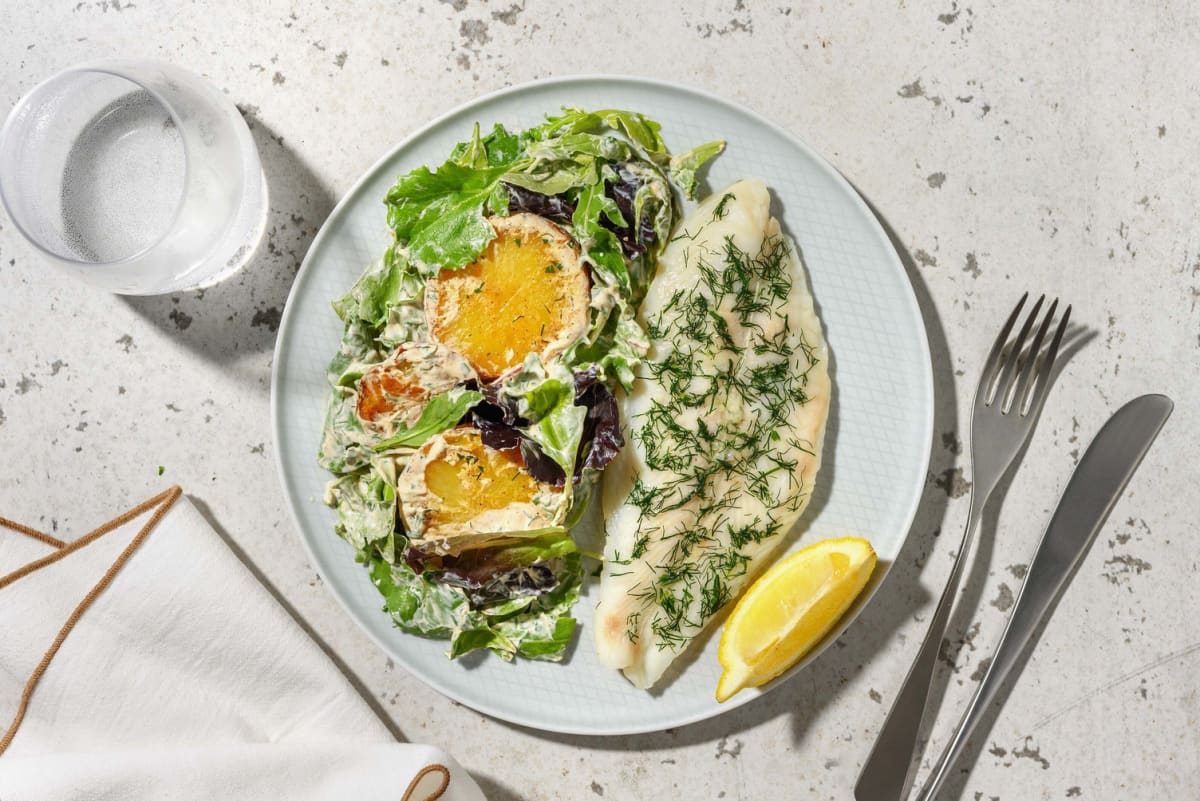 Fischfilet mit Dillmarinade