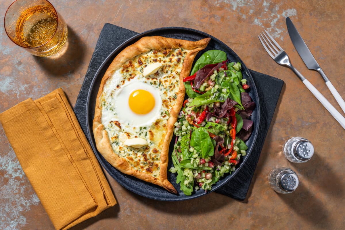 Khachapuri : pain géorgien aux fromages