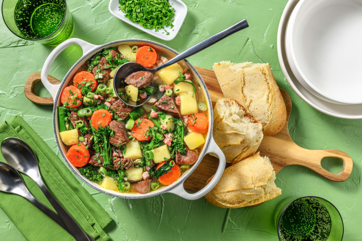 Navarin de veau, lard & carotte de Mamie Jeanine