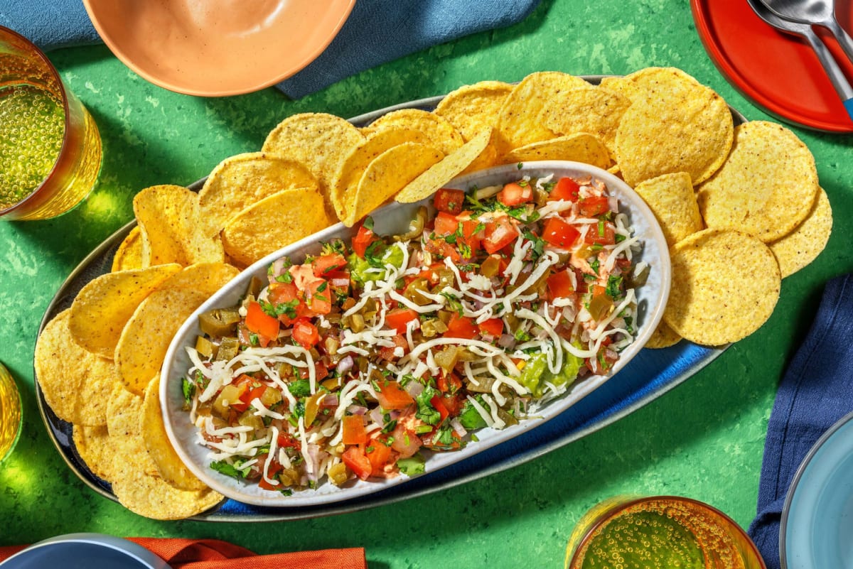 Ultimate Tex-Mex Layered Dip as an extra