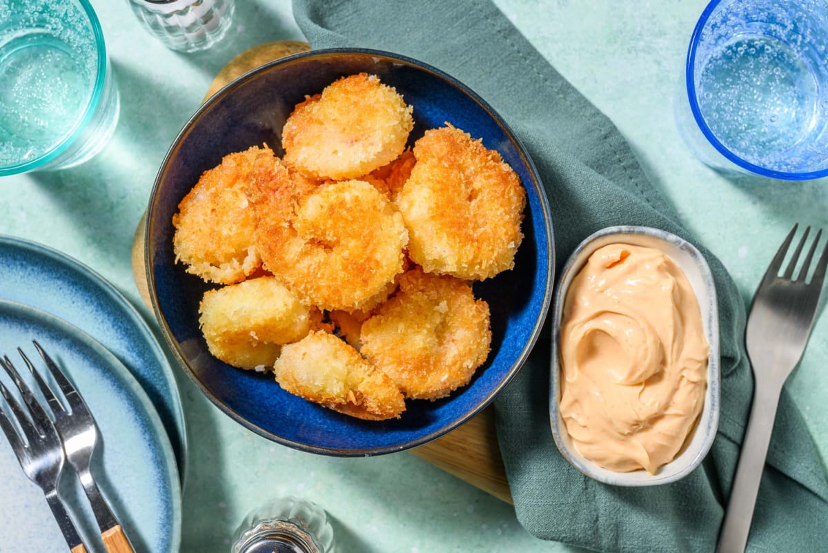 Carb Smart Crispy Coconut Shrimp