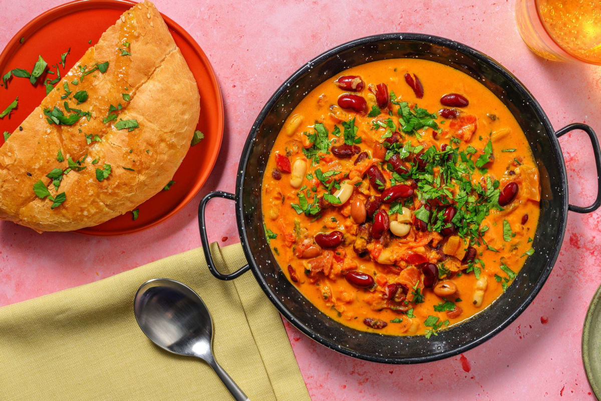 Veganes Dal Makhani: Pikantes Bohnen-Curry